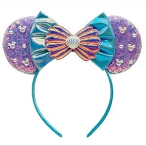 Disney‎ Minnie Mouse mermaid Ariel ears headband